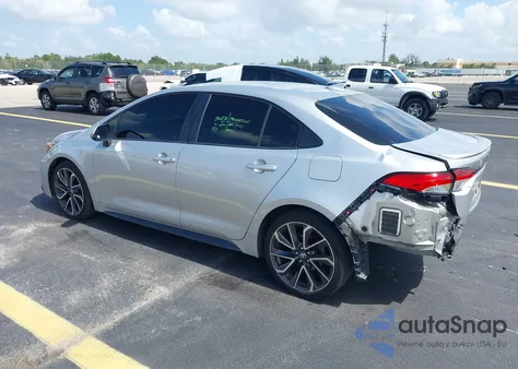 2020 Toyota Corolla Se from USA, damaged, VIN JTDS4RCE3LJ008570